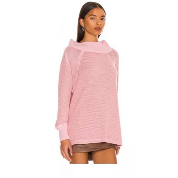 NWT Free People We the Free People She's A Keeper Sweater Faded Coral XS - Picture 8 of 11